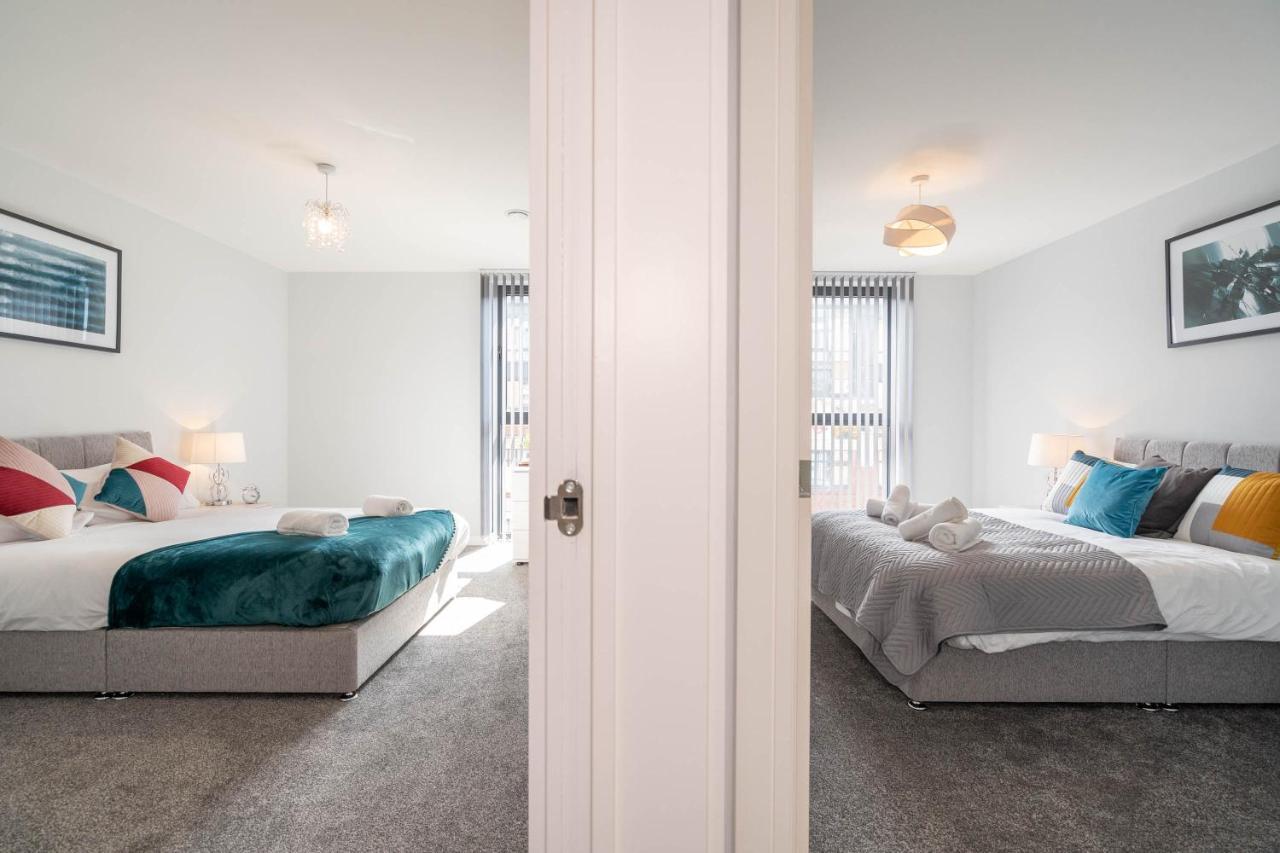 New Build - 2 Bed Snug Modern Apartment - Juliet Balcony - Roof Top Terrace - Digbeth, Birmingham City Centre - Free Netflix & Smart Tv Kültér fotó